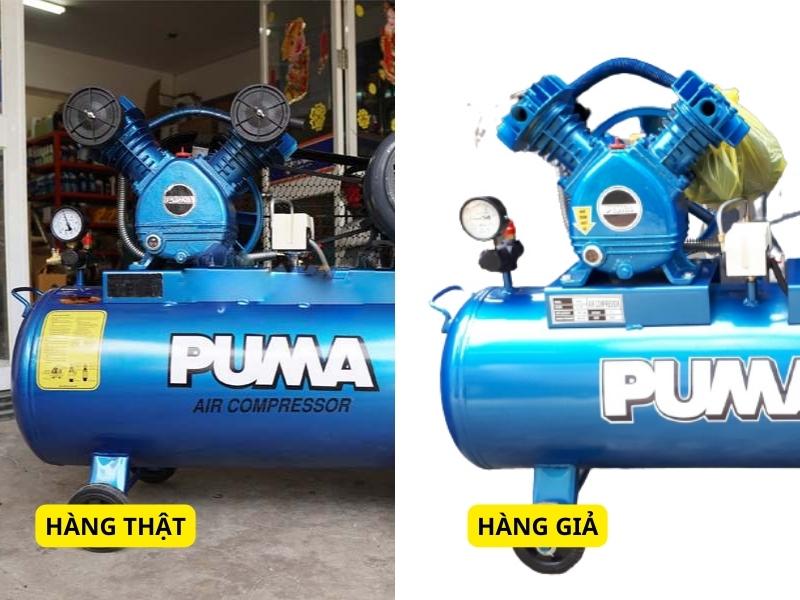 PHÂN BIỆT MÁY NÉN KHÍ PUMA CHÍNH HÃNG