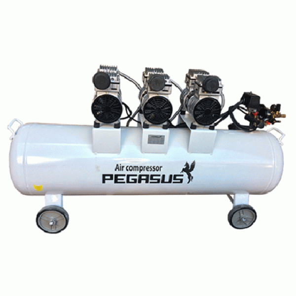 Photo - Máy nén khí không dầu giảm âm Pegasus TM-OF750x3-180L