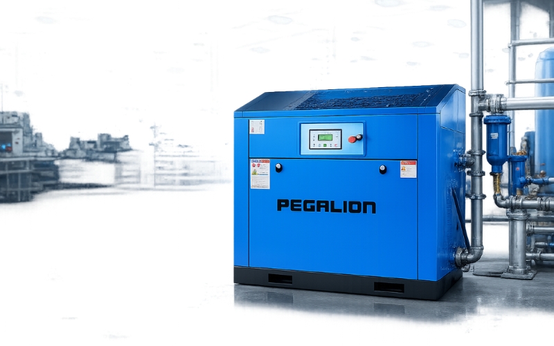 Máy Nén Khí Trục Vít Biến Tần PEGALION TMBT-175HP