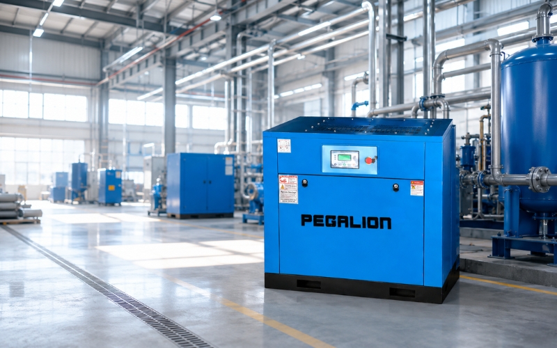Máy nén khí trục vít biến tần PEGALION TMBT-20HP/ÁP16
