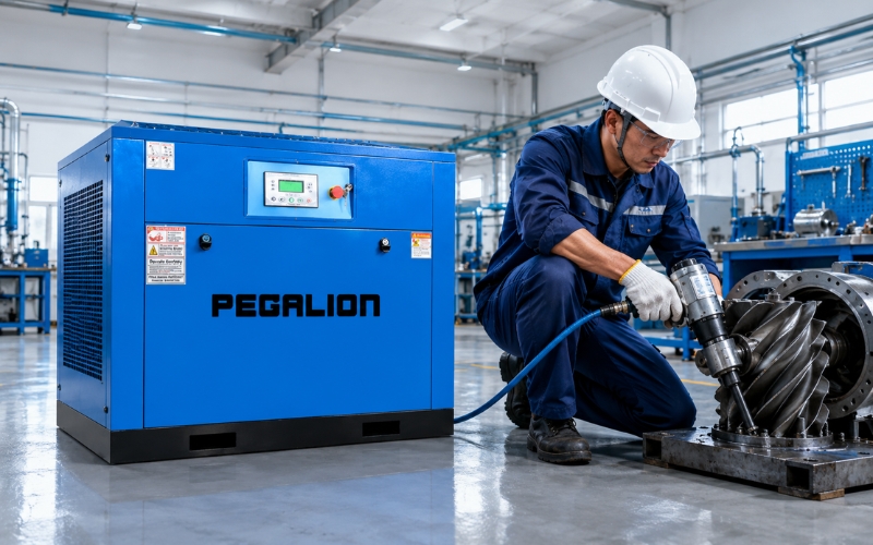 Máy Nén Khí Biến Tần PEGALION TMBT-30HP Tiết Kiệm Điện