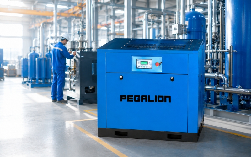Máy Nén Khí Trục Vít Biến Tần PEGALION TMBT-30HP/ÁP16