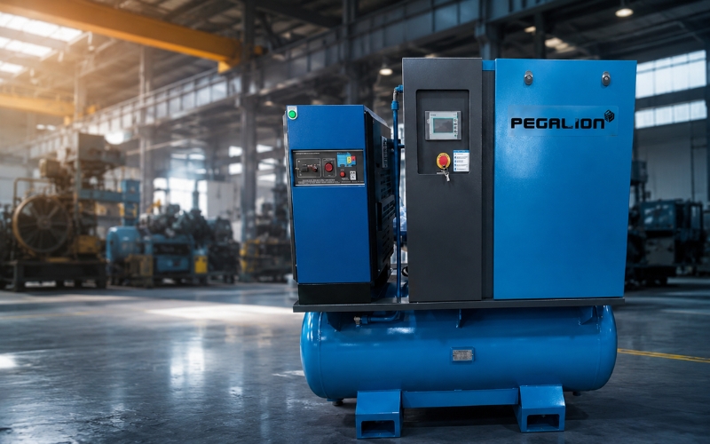 Máy nén khí trục vít tổ hợp Pegalion TMCP-20HP