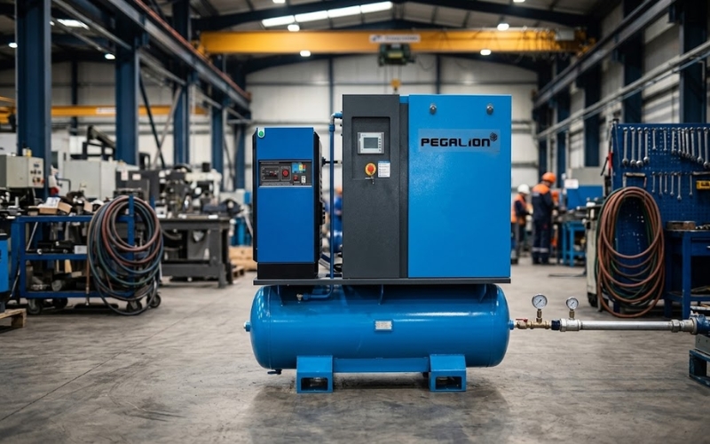 Tính năng máy nén khí trục vít tổ hợp Pegalion TMCP-20HP