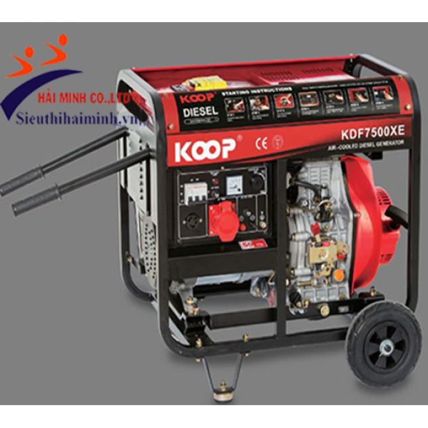 Photo - Máy phát điện diesel Koop KDF7500XE (5kva trần)