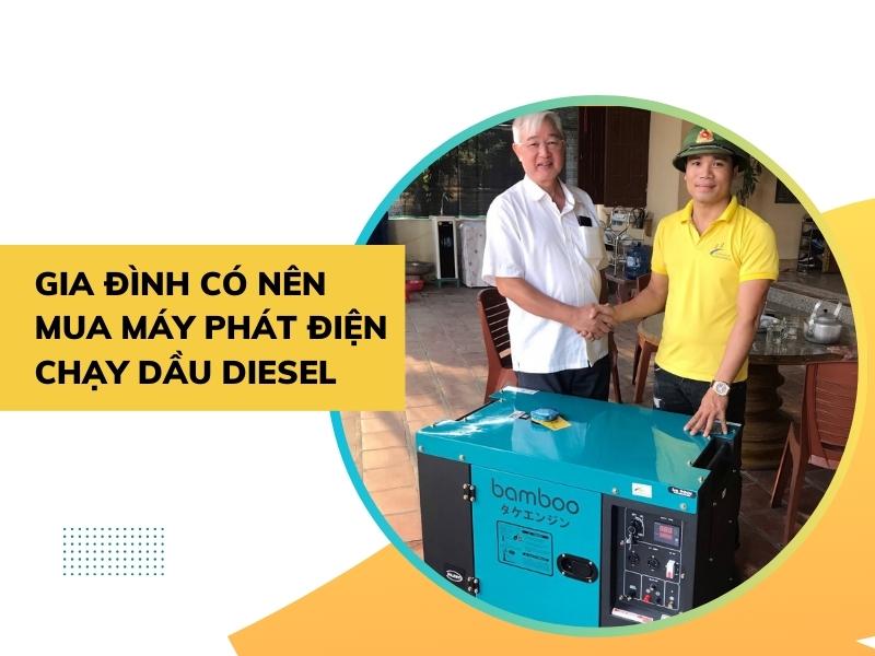 Có Nên Mua Máy Phát Điện Chạy Dầu Sử Dụng Cho Gia Đình?