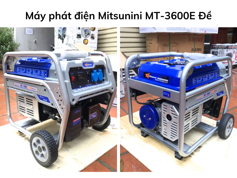 Máy Phát Điện Chạy Xăng 3Kw Mitsunini MT-3600E Đề
