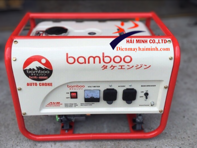 Máy phát điện Bamboo BmB 4800E chạy xăng