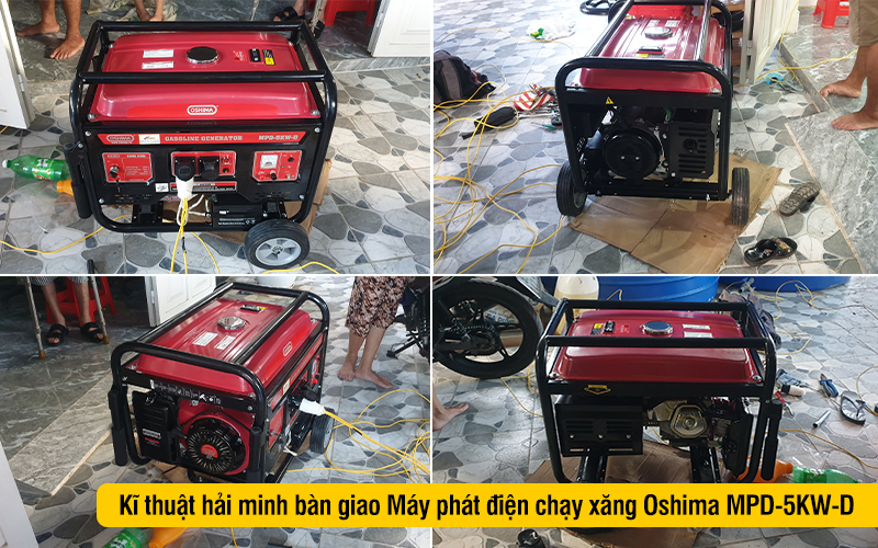 Máy phát điện chạy xăng Oshima MPD-5KW-D