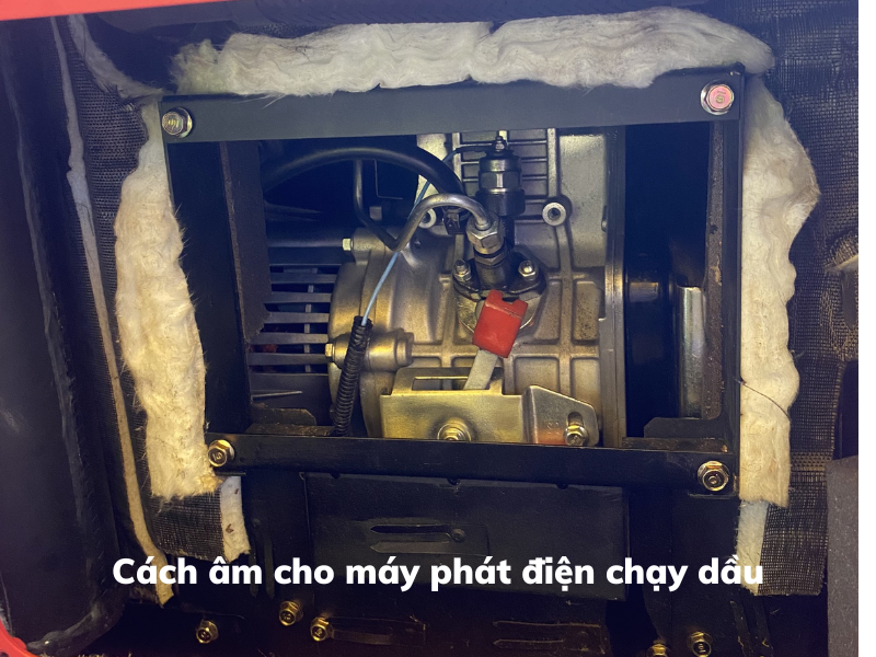 cách âm cho máy phát điện chạy dầu