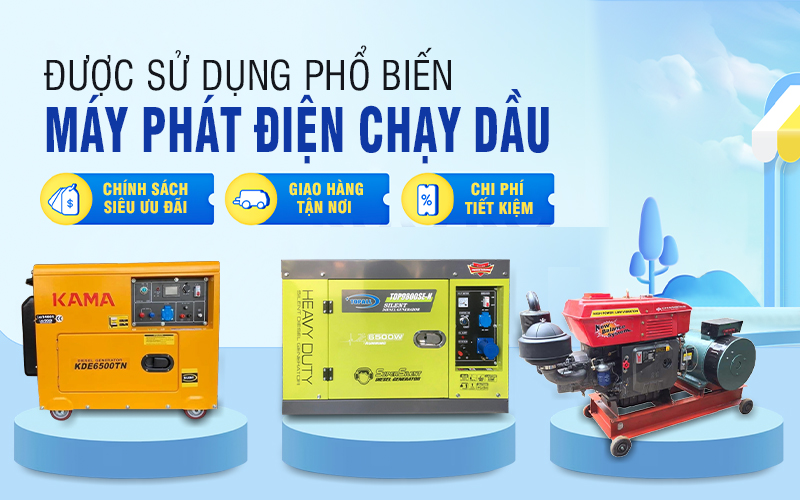Tổng quan máy phát điện chạy dầu