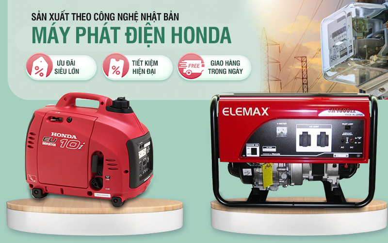 Tổng quan về máy phát điện honda bán chạy số 1 thị trường