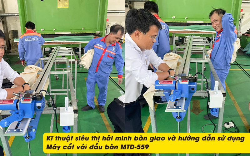 kĩ thuật Máy cắt vải đầu bàn MTD-559