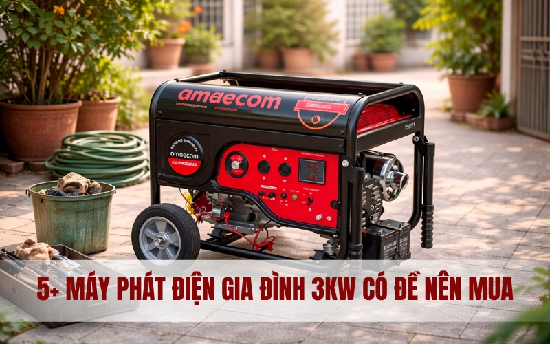 5+ Máy Phát Điện Gia Đình 3kw Có Đề Nên Mua