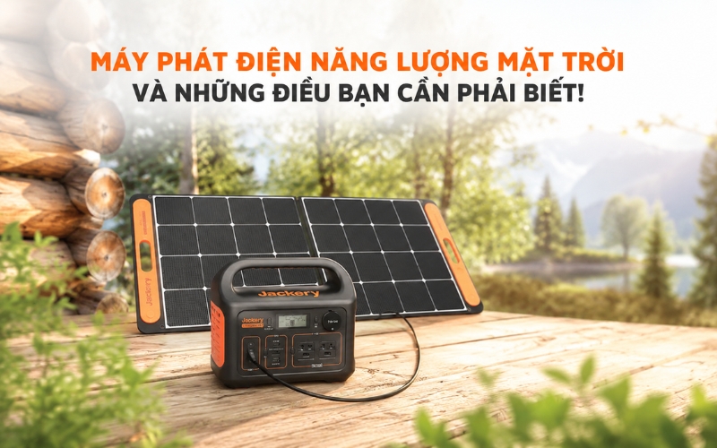 Máy phát điện năng lượng mặt trời và những điều bạn cần phải biết