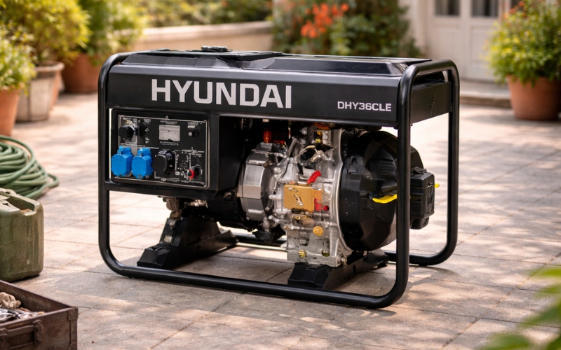 Phát điện chạy dầu Hyundai DHY 36CLE