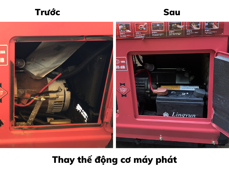 sửa chữa máy phát điện