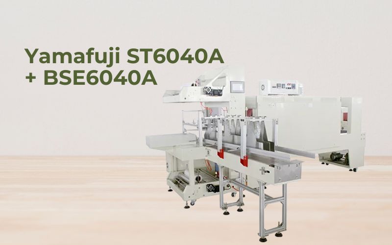 Bộ máy co màng cắt màng tự động Yamafuji ST6040A+BSE6040A 