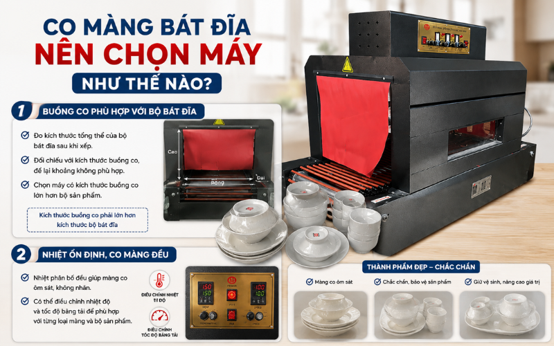 Co màng bát đĩa nên chọn máy như thế nào