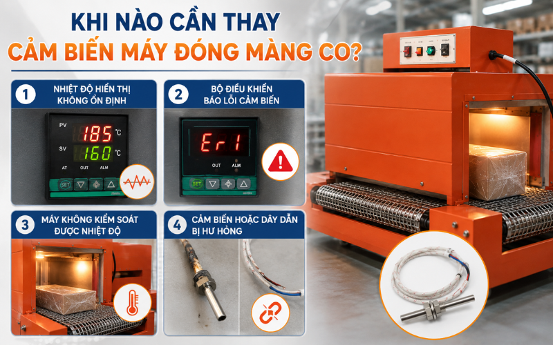 Khi nào cần thay cảm biến máy đóng màng co