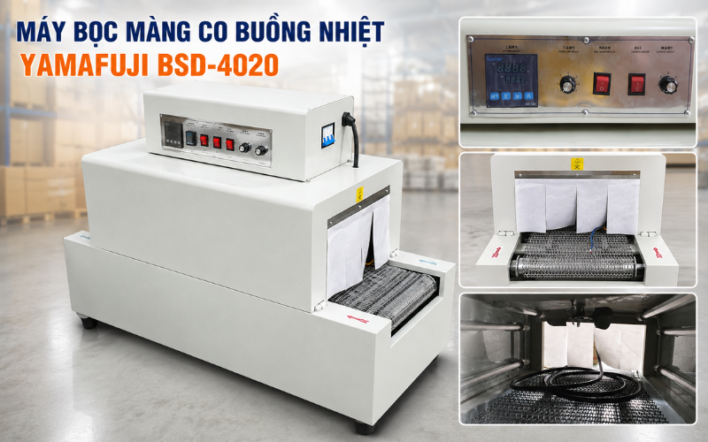 Máy bọc màng co buồng nhiệt Yamafuji BSD-4020