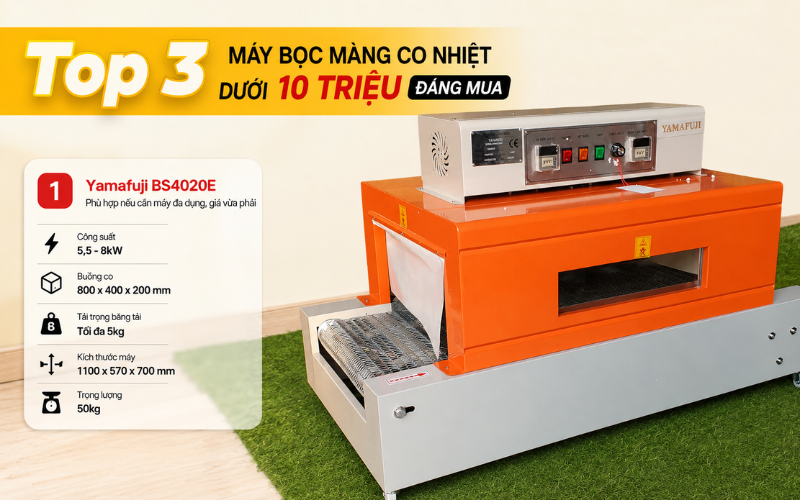 máy bọc màng co nhiệt Yamafuji BS4020E