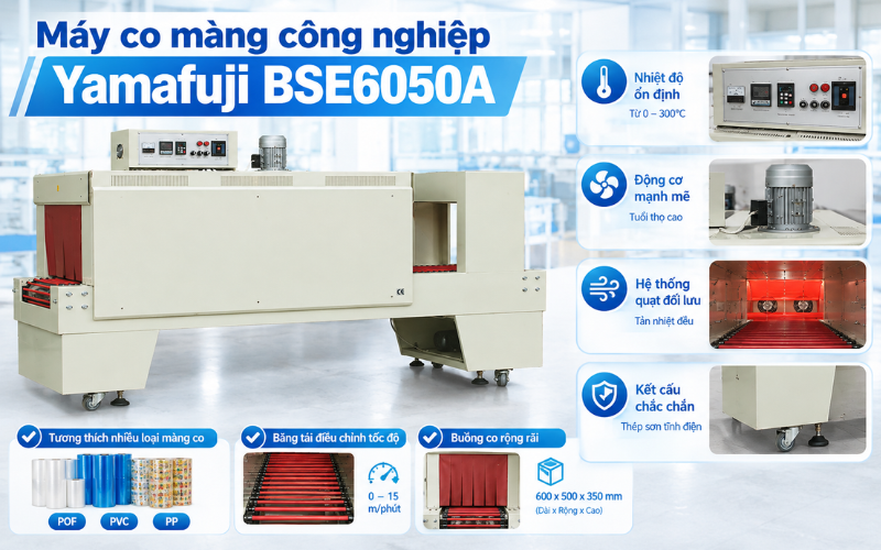 Máy co màng công nghiệp Yamafuji BSE6050A