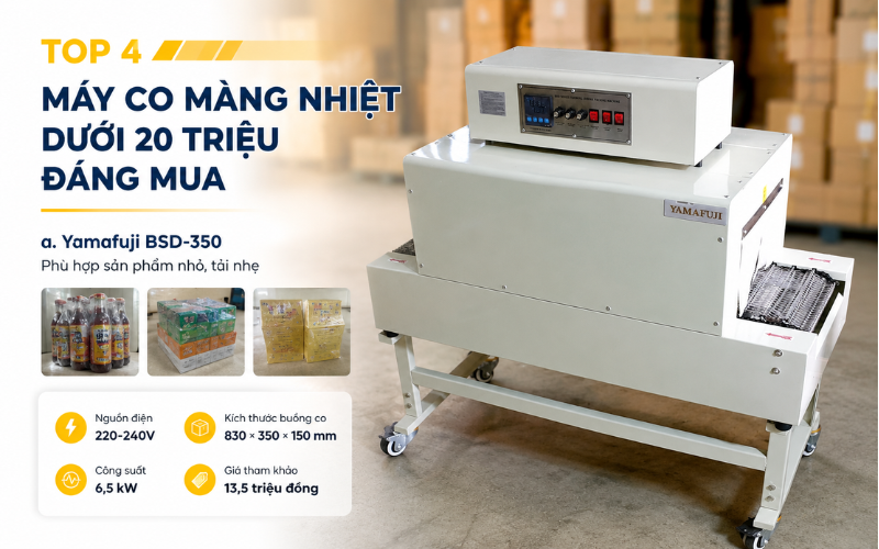 máy co màng nhiệt Yamafuji BSD-350
