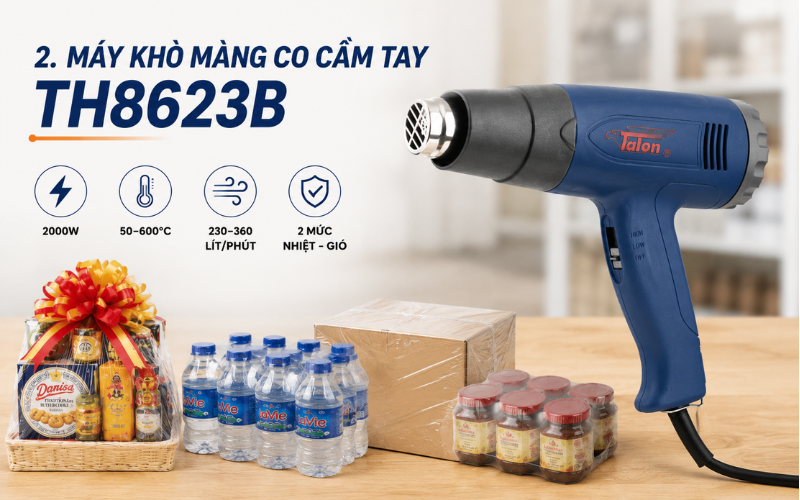 Máy khò màng co cầm tay TH8623B