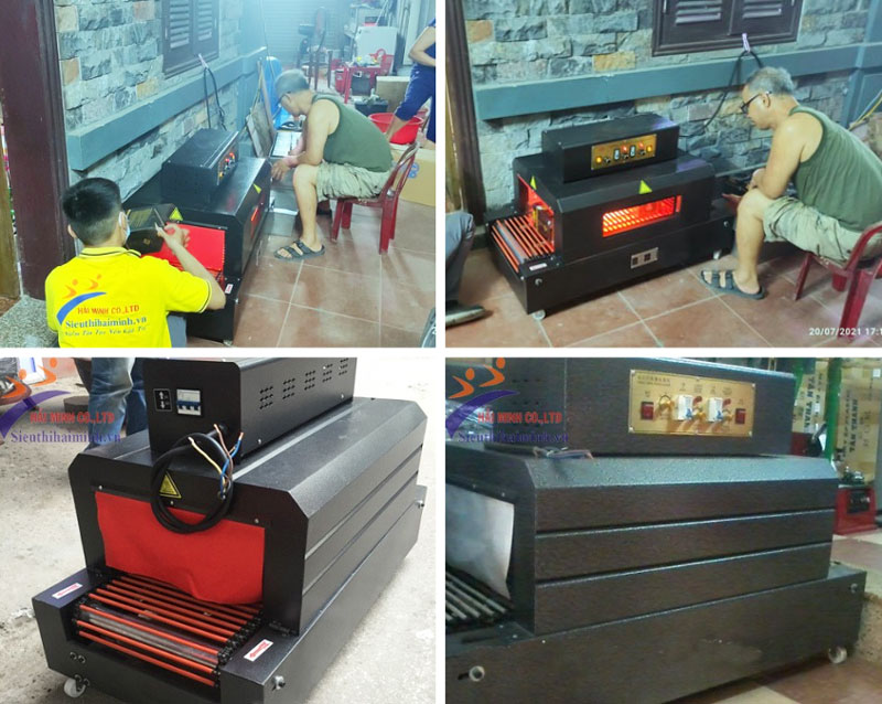 Máy Rút Màng Co Chai, Màng Co Lốc HM 200×400