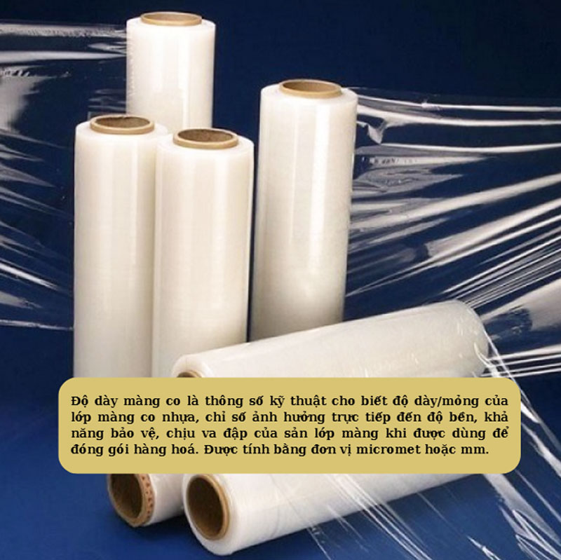 Mẹo chọn độ dày màng co phù hợp với sản phẩm đóng gói
