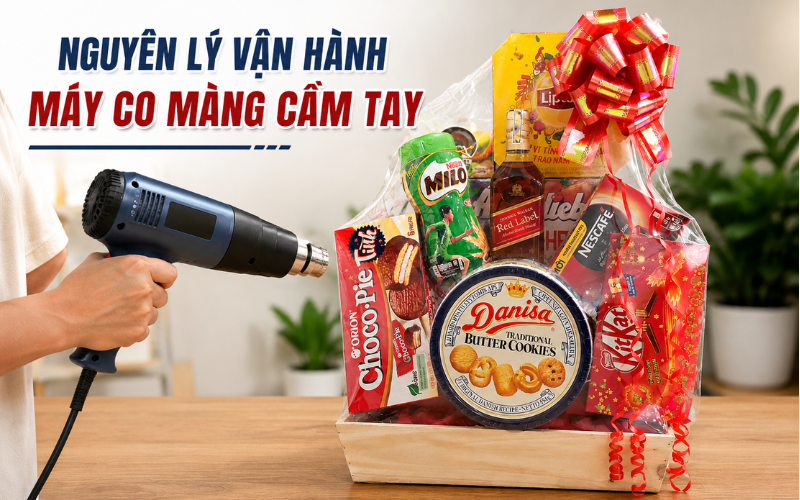Nguyên lý vận hành máy co màng cầm tay