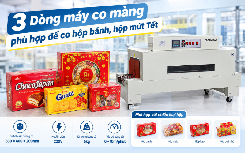 Yamafuji BSD4020W - Phù hợp hộp bánh, hộp mứt kích thước vừa