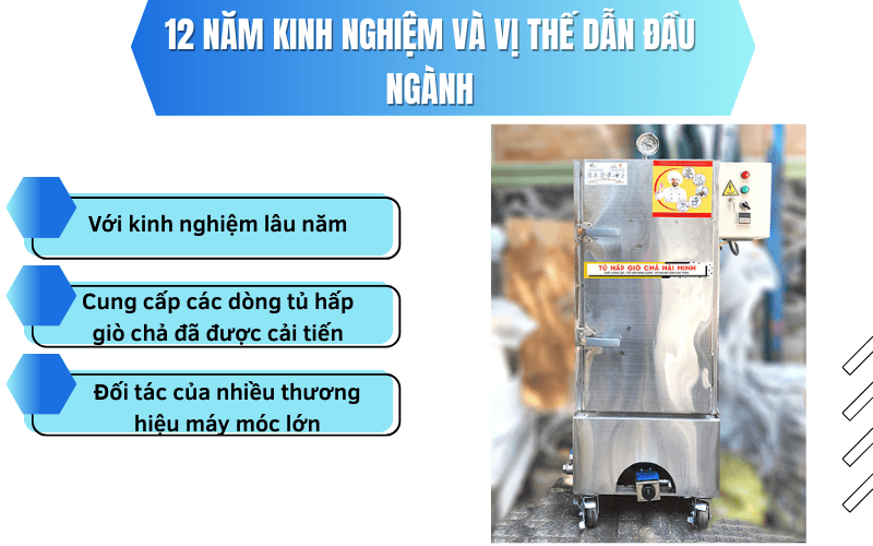 12 năm kinh nghiệm và vị thế dẫn đầu ngành  