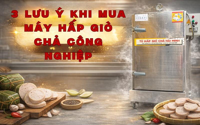 3 Lưu Ý Khi Mua Máy Hấp Giò Chả Công Nghiệp