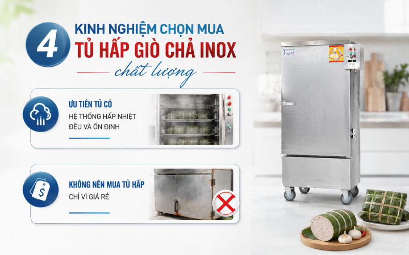 Ưu tiên tủ có hệ thống hấp nhiệt đều và ổn định