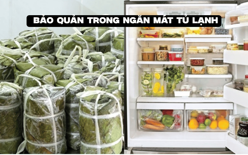 Bảo quản chả ngắn hạn trong ngăn mát tủ lạnh