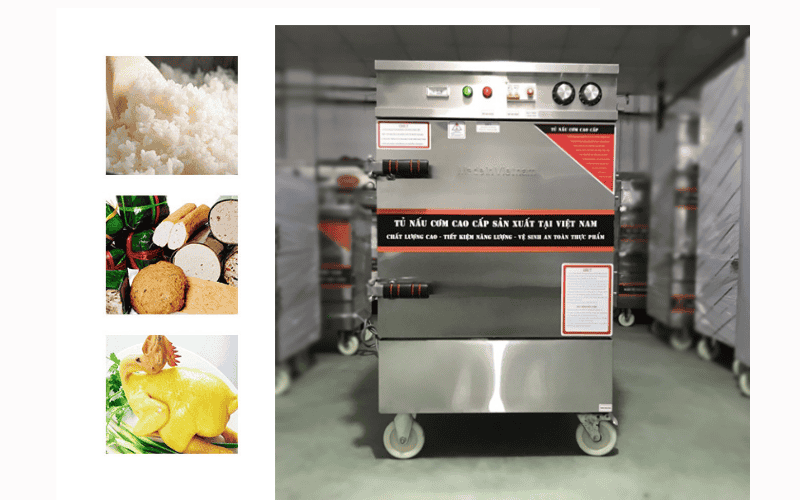 Chất liệu của tủ hấp giò công nghiệp