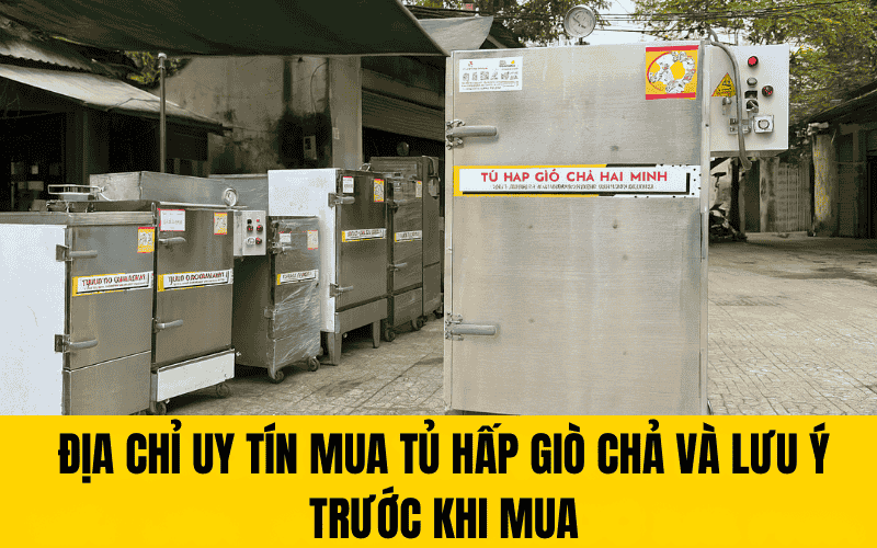 Địa chỉ uy tín mua tủ hấp giò chả và lưu ý trước khi mua