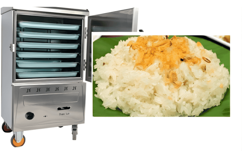 Hướng dẫn hấp bánh bao và xôi bằng nồi hấp giò chả