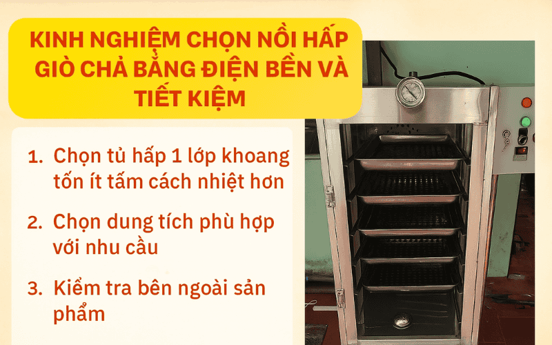 Kinh Nghiệm Chọn Nồi Hấp Giò Chả Bằng Điện Bền Và Tiết Kiệm