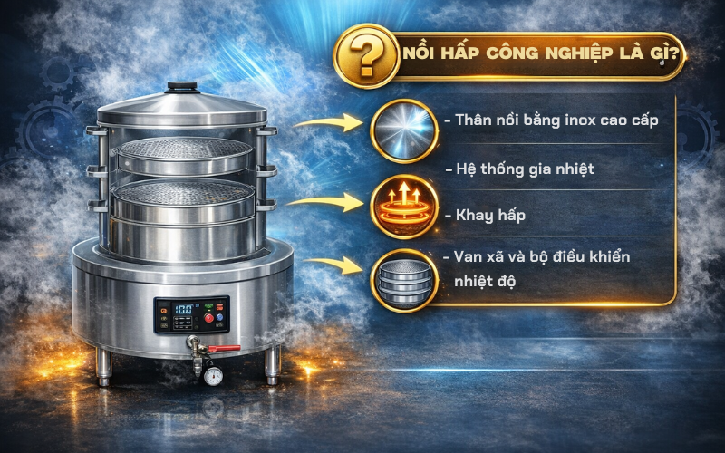 Nồi hấp công nghiệp là gì?