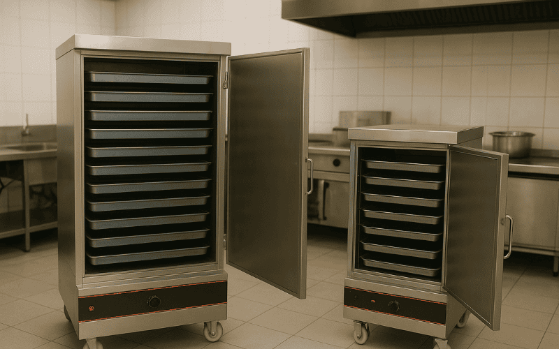 Tủ hấp chả 12 khay dành cho cơ sở quy mô lớn