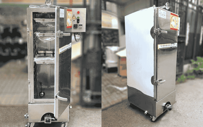Tủ hấp chả lụa chay, mặn Hải Minh TH-12G