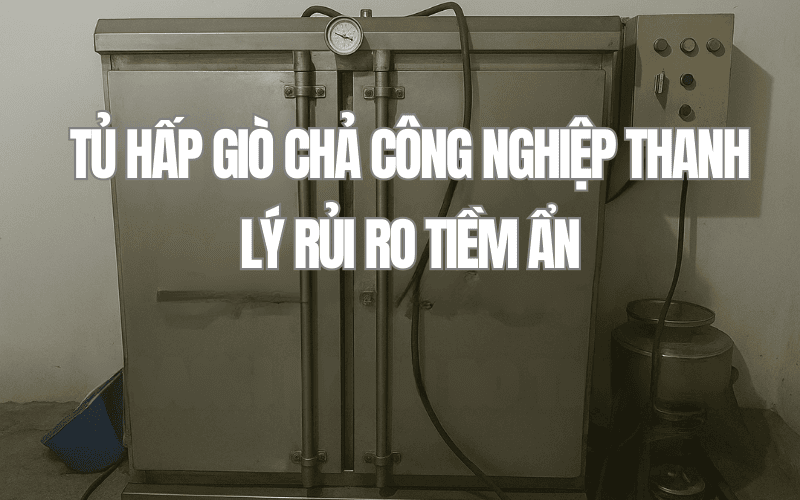 Tủ Hấp Giò Chả Công Nghiệp Thanh Lý Rủi Ro Tiềm Ẩn