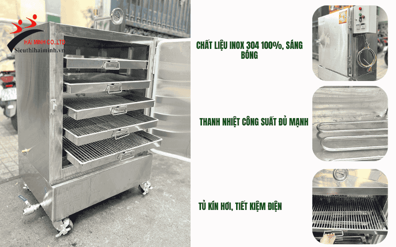 Xác định nhu cầu và năng xuất tủ hấp giò chả