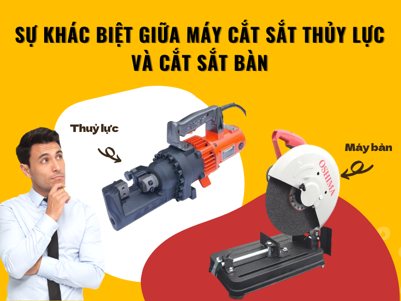 Sự Khác Biệt Giữa Máy Cắt Sắt Thủy Lực Và Cắt Sắt Bàn
