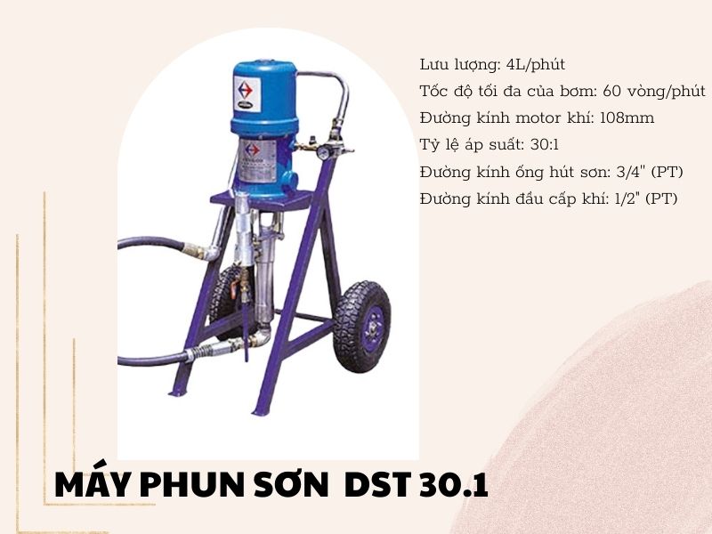 đặc điểm của máy phun sơn dầu DST 30.1