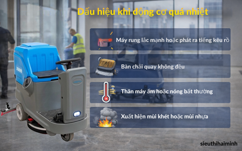  Dấu hiệu khi động cơ quá nhiệt