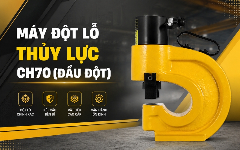 Đầu đột thủy lực CH70